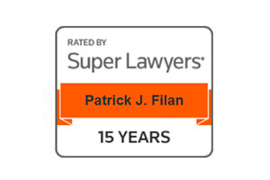 Rated By Super Lawyers Patrick J. Filan 15 Years